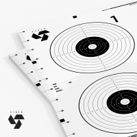 D5002W_2_VEKTR_5inch_bullseye_paper_shooting_target