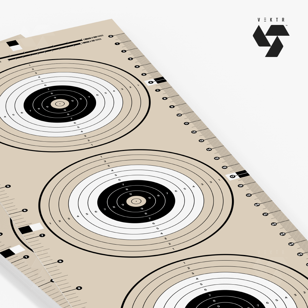 A1301S_3_VEKTR_4inch_bullseye_paper_shooting_target A1301S-VEKTR-paper-targets-for-shooting-practice