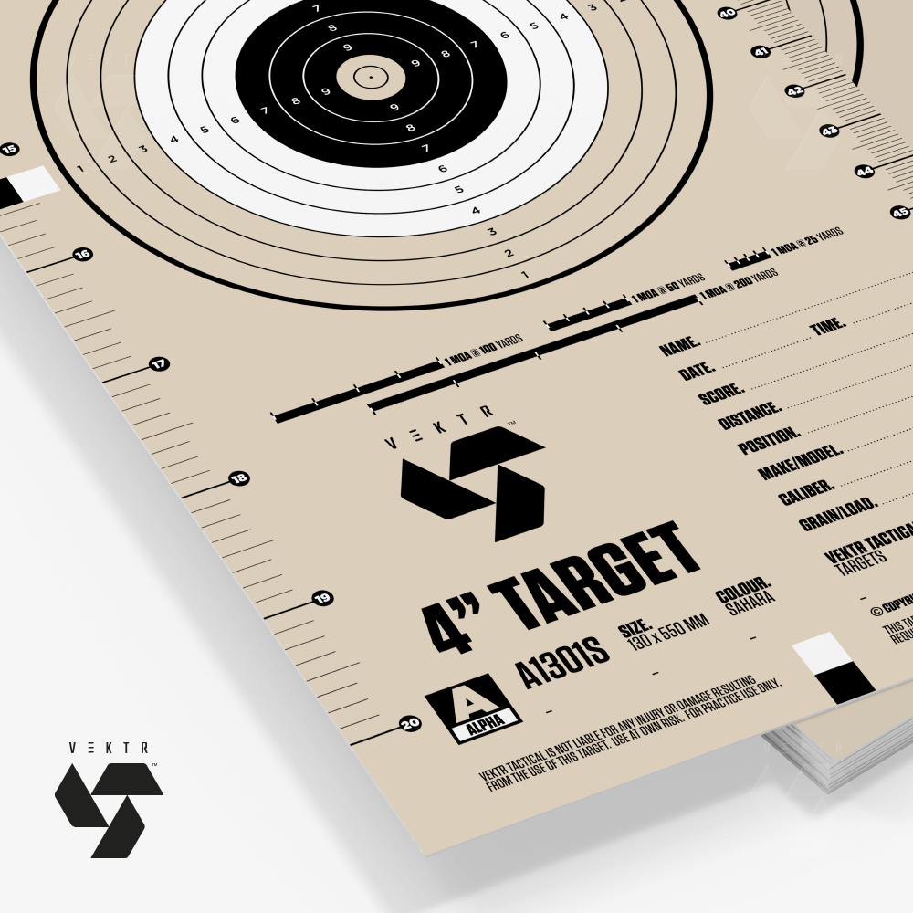 A1301S_4_VEKTR_4inch_bullseye_paper_shooting_target A1301S-VEKTR-paper-shooting-targets-australia