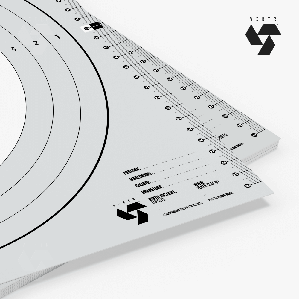A3201G_5_VEKTR_11inch_bullseye_paper_shooting_target A3201G-VEKTR-paper-targets-for-shooting