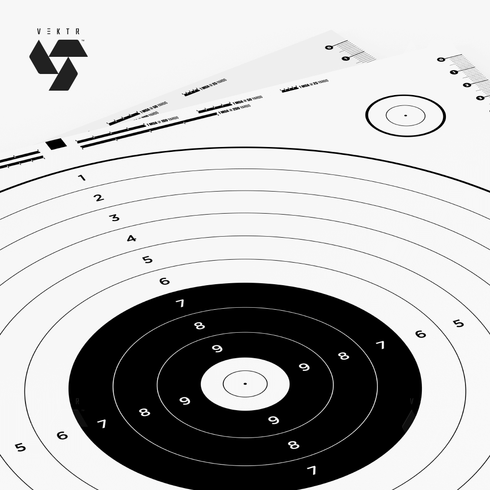 D3201W_3_VEKTR_11inch_bullseye_paper_shooting_target D3201W-VEKTR-paper-targets-for-shooting-practice