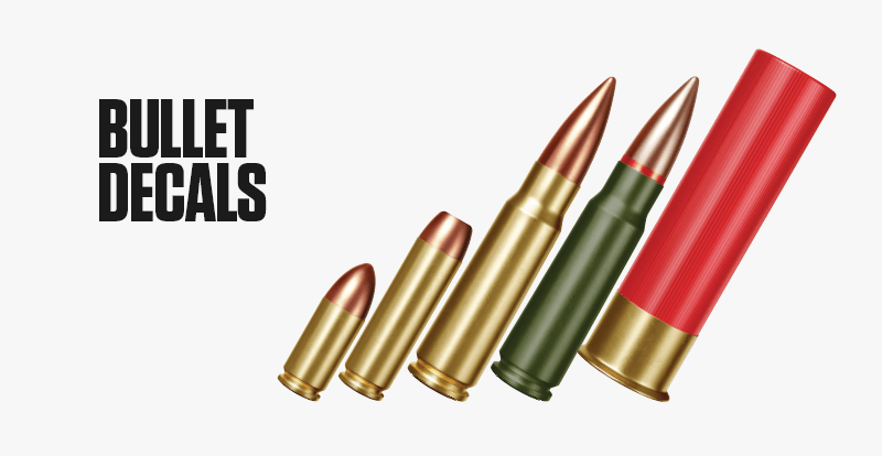 Miniatures Decals Bullets Target Shooting Accessories & Gear